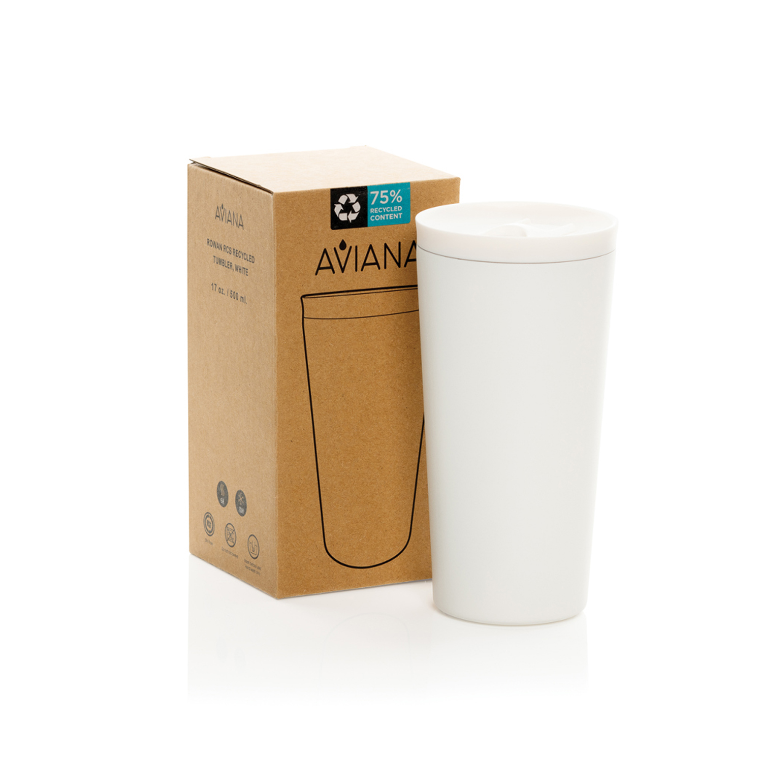 Термокружка Aviana™ Rowan из переработанной стали RCS, 500 мл-2