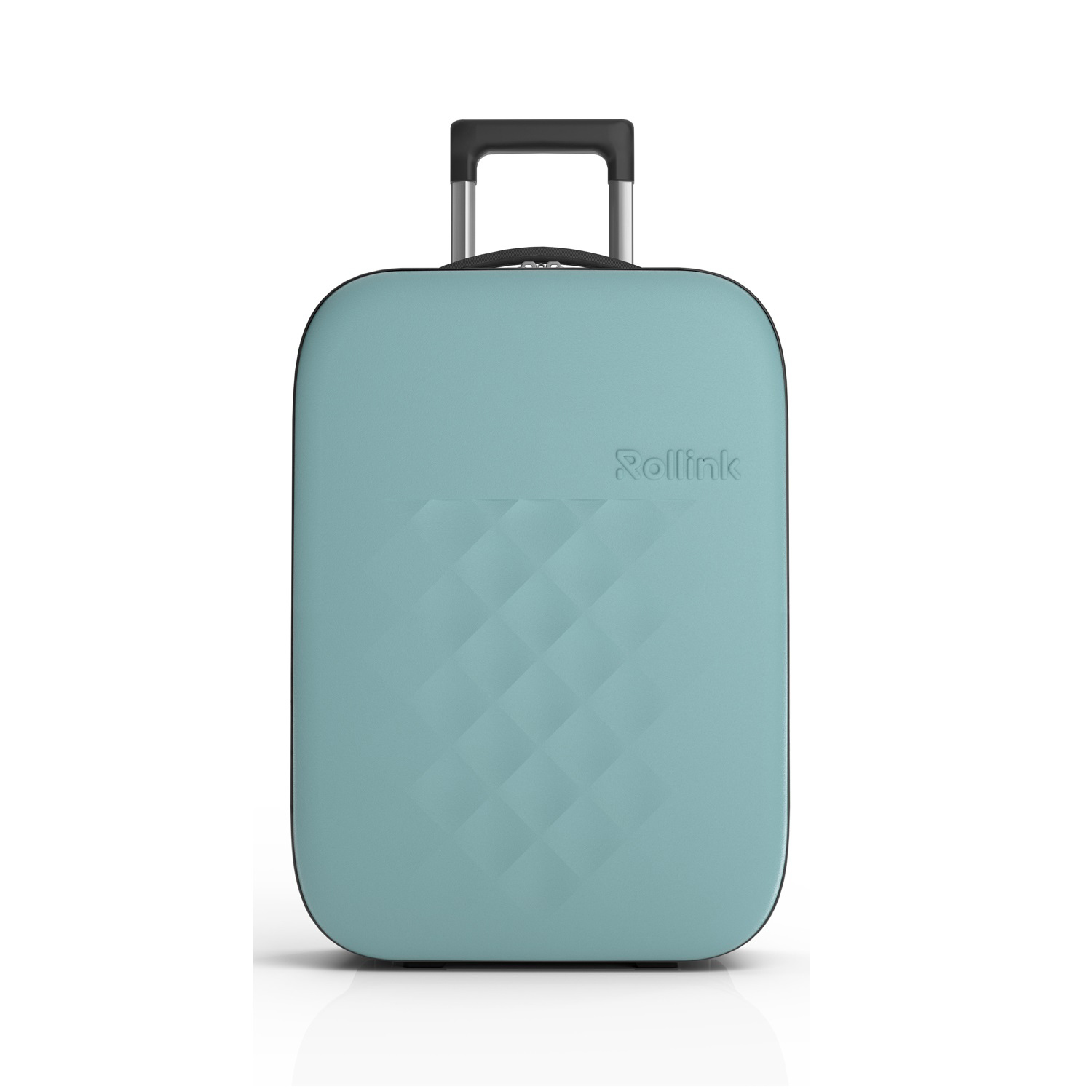 Чемодан складной Rollink Vega II 55x40x20 см, 2 колеса, бирюзовый-4