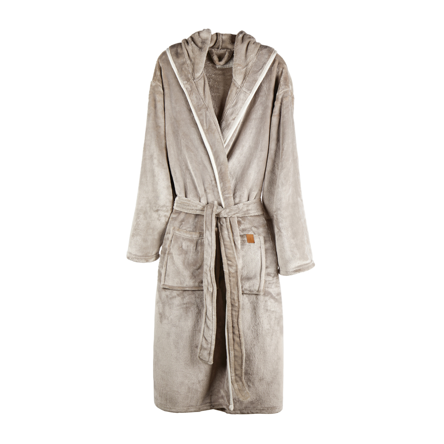 Банный халат VINGA Louis из rPET GRS, S-M, унисекс, 350 г/м²-5