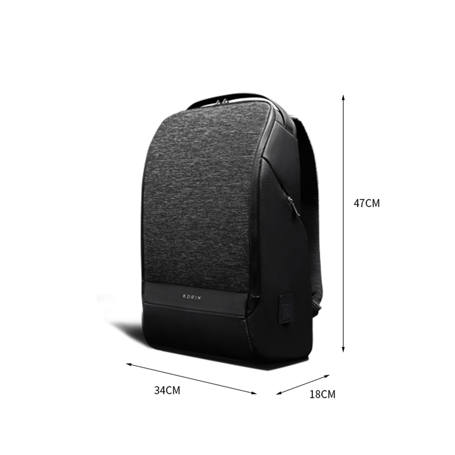 Рюкзак KORIN FlexPack Pro 47х34х18 см, темно-серый-7