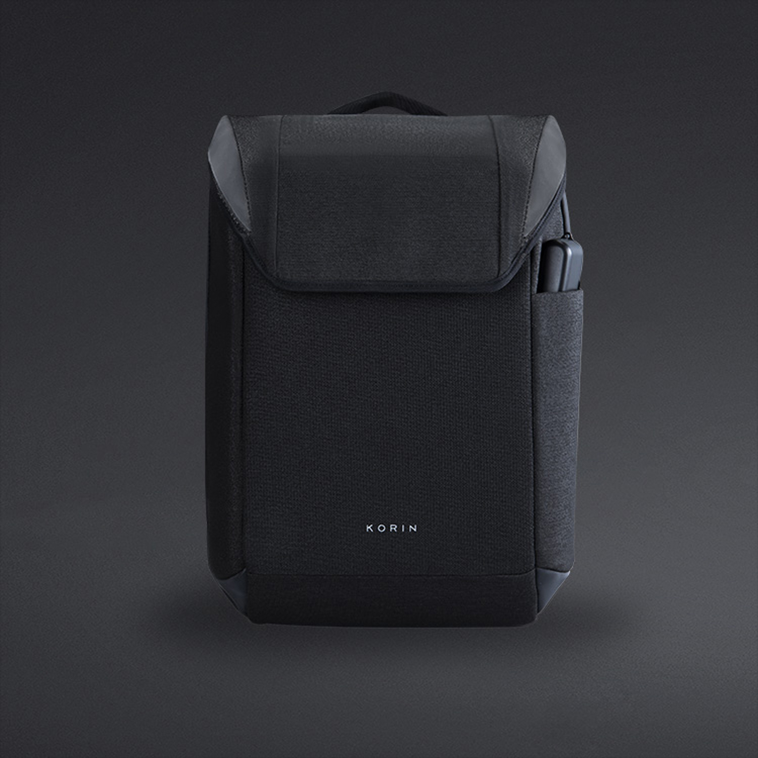 Рюкзак KORIN ClickPack X 45х32х15,5 см, с клапаном, черный-7