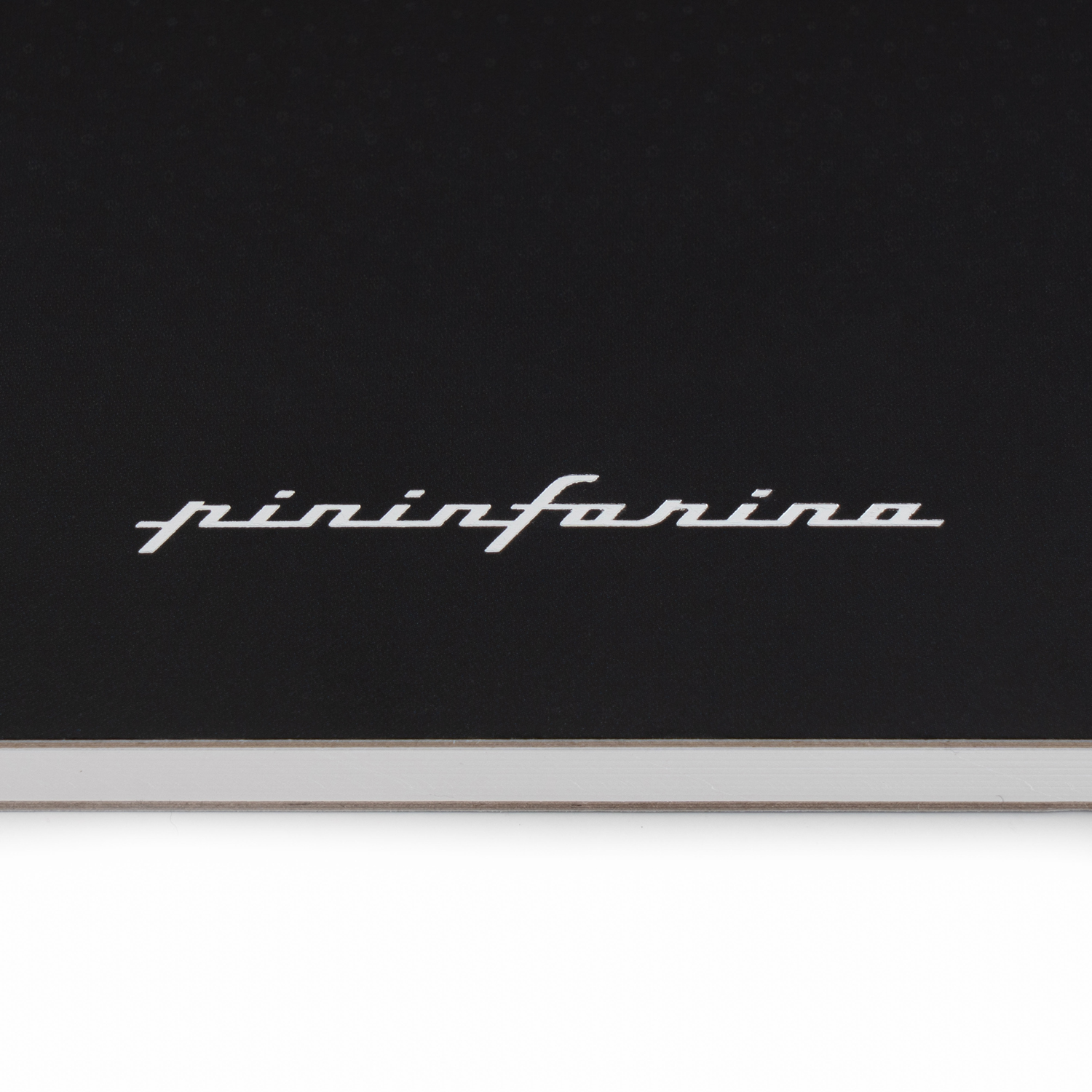Блокнот линованный Pininfarina из каменной бумаги в твердой обложке, А5, черный-6