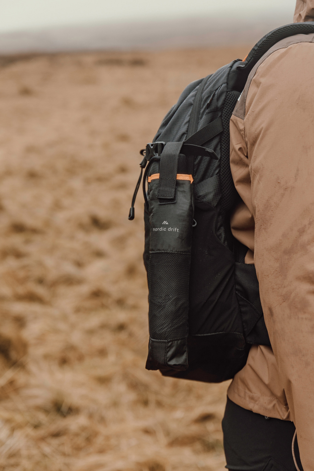 Автоматический складной зонт Nordic Drift Trail AWARE™ RPET, UPF 50+, d116 см-9