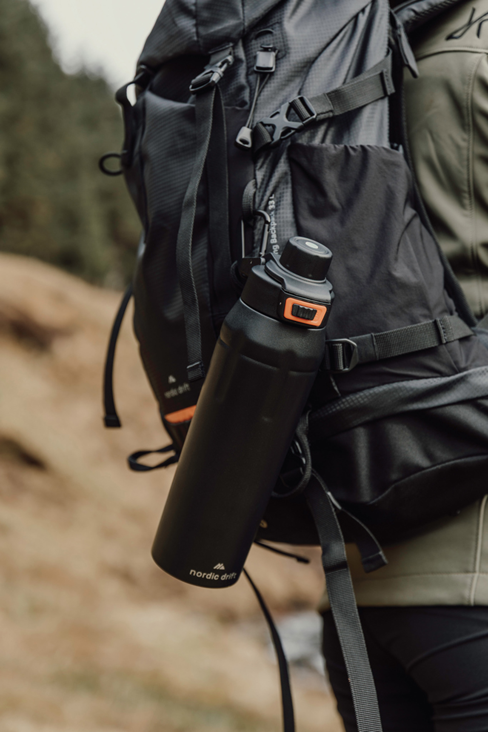 Термобутылка Nordic Drift Trail RCS с замком, 750 мл-10