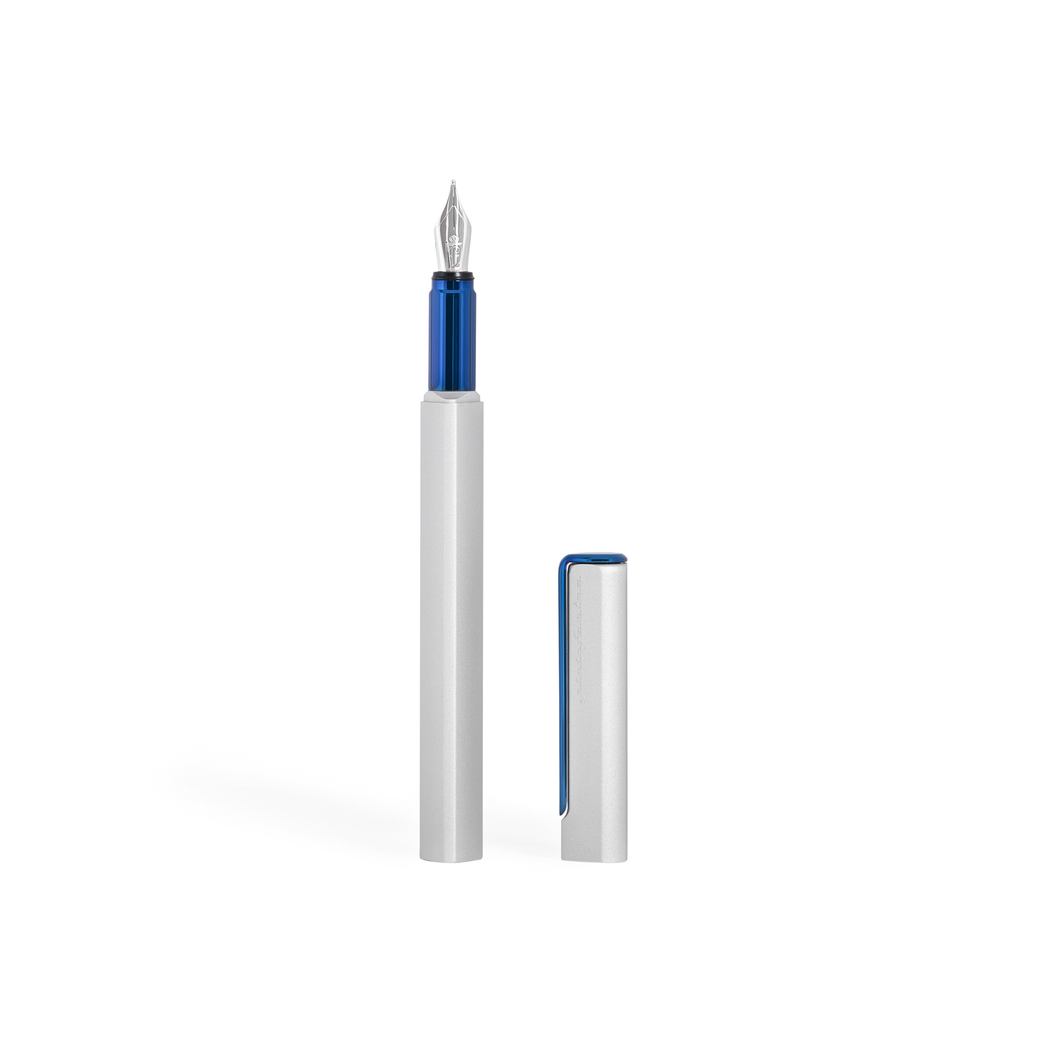 Перьевая ручка PININFARINA PF One SILVER /BLUE-3