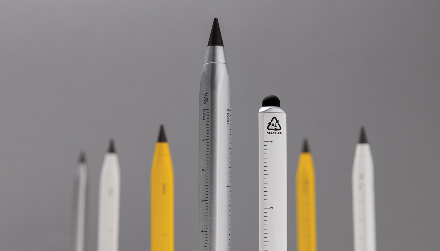 Многофункциональный вечный карандаш Eon из переработанного алюминия RCS-5
