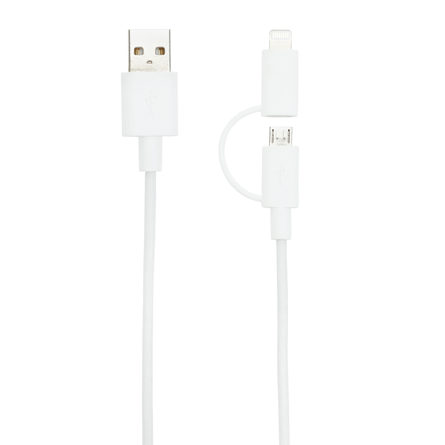 Кабель «2 в 1» с лицензированным MFi разъемом Apple Lightning-1