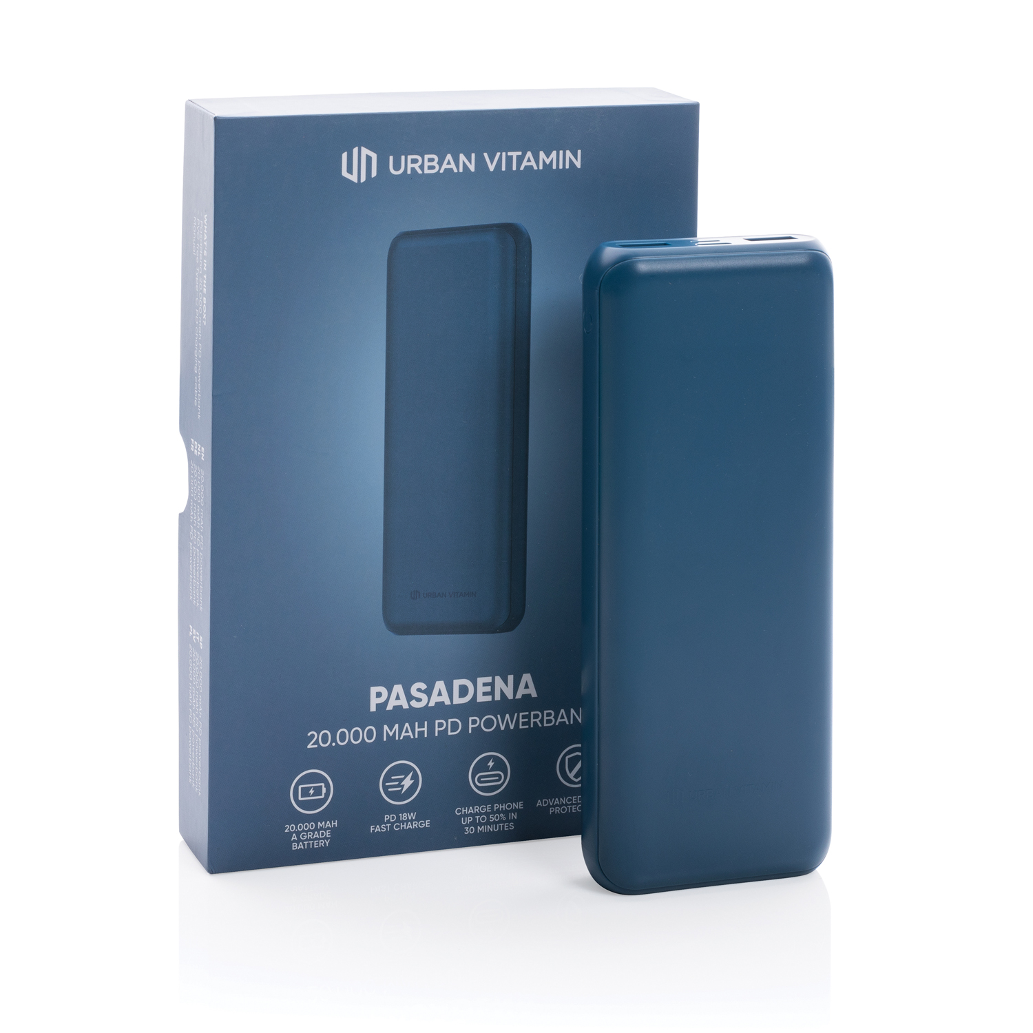 Внешний аккумулятор Urban Vitamin Pasadena с быстрой зарядкой PD, 18 Вт, 20000 мАч-1