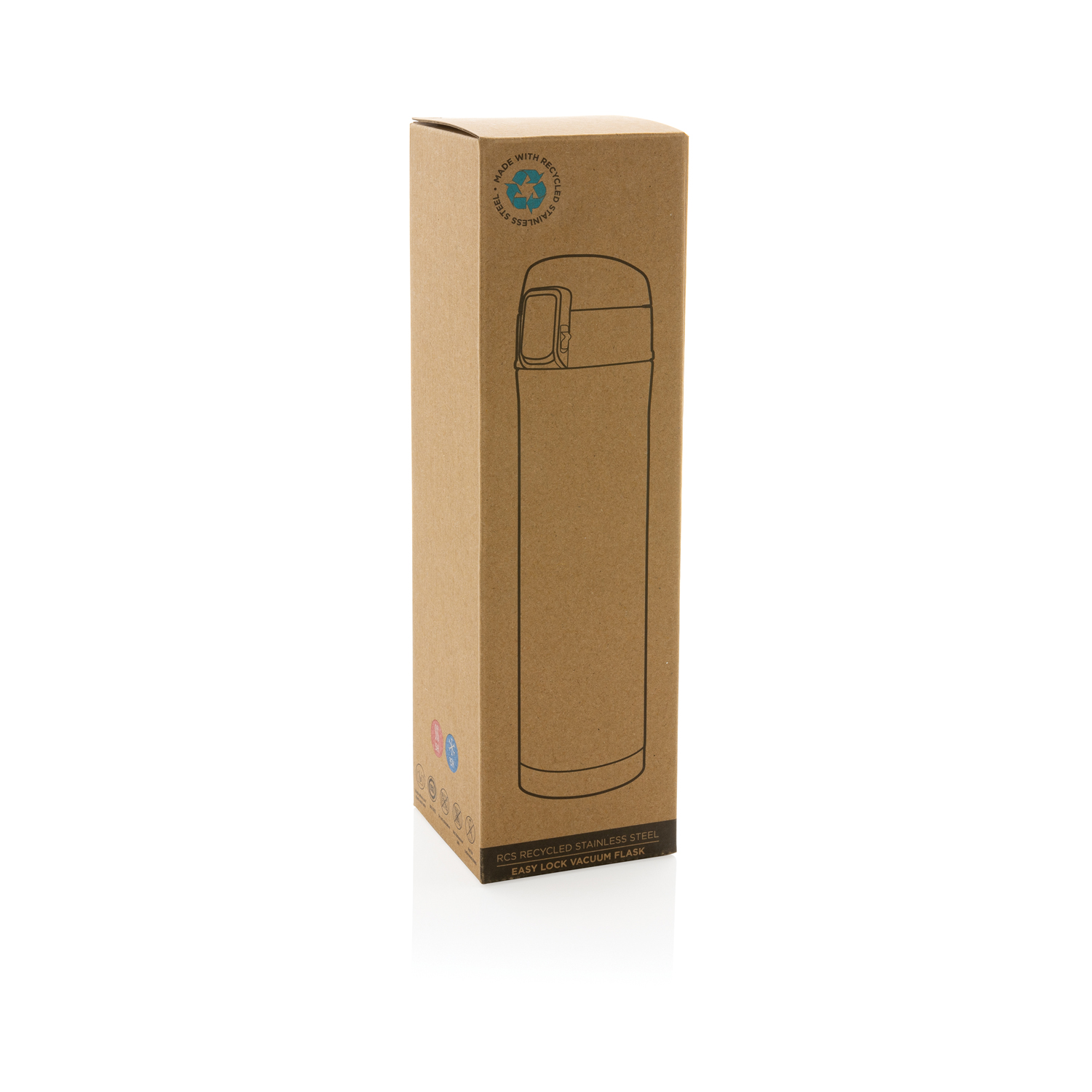 Термокружка Easy Lock из переработанной стали RCS, 450 мл-10