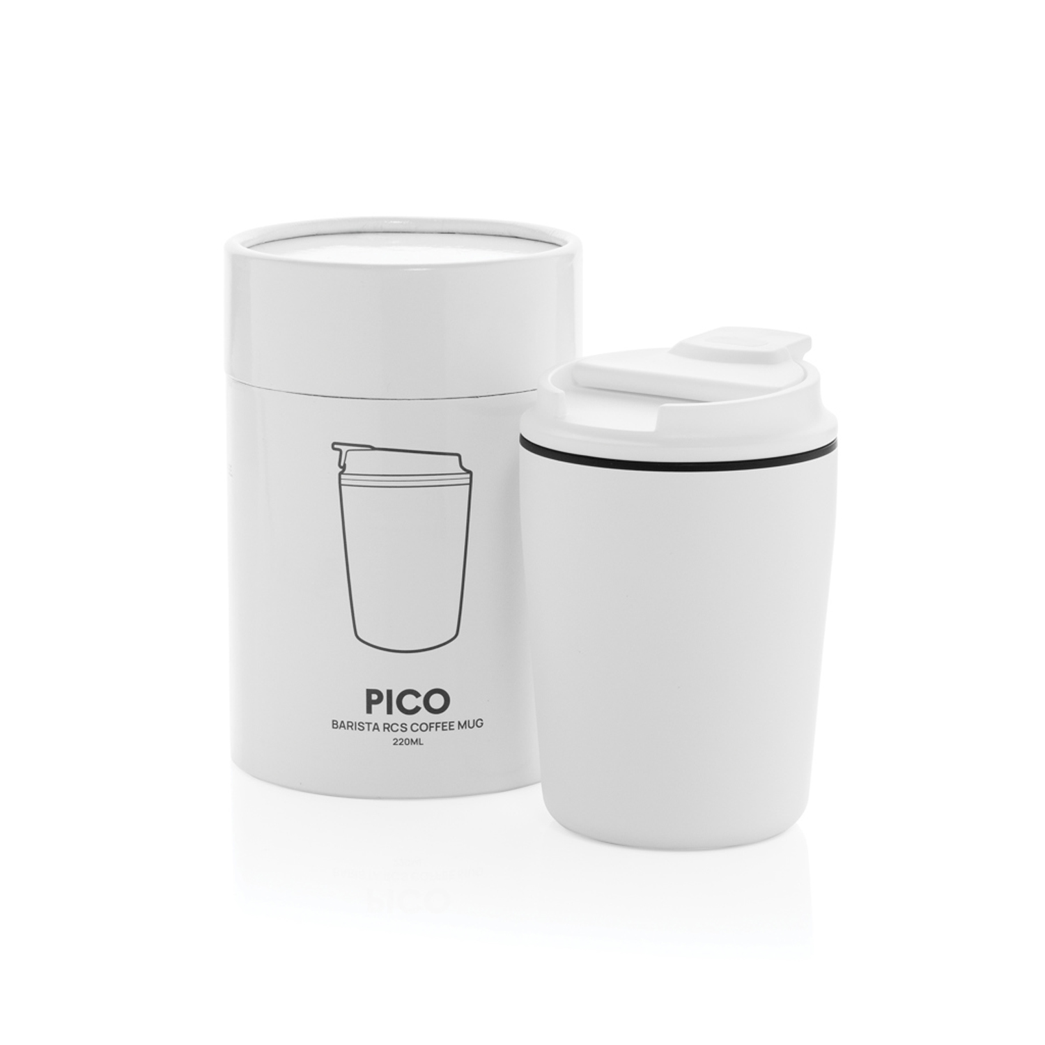 Кружка для кофе Pico Barista RCS, 220 мл, в тубусе-1