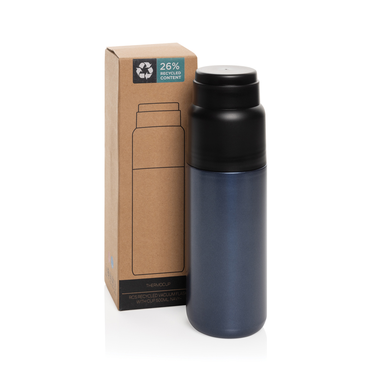 Вакуумный термос Thermocup RCS с крышкой-стаканом, 500 мл-1