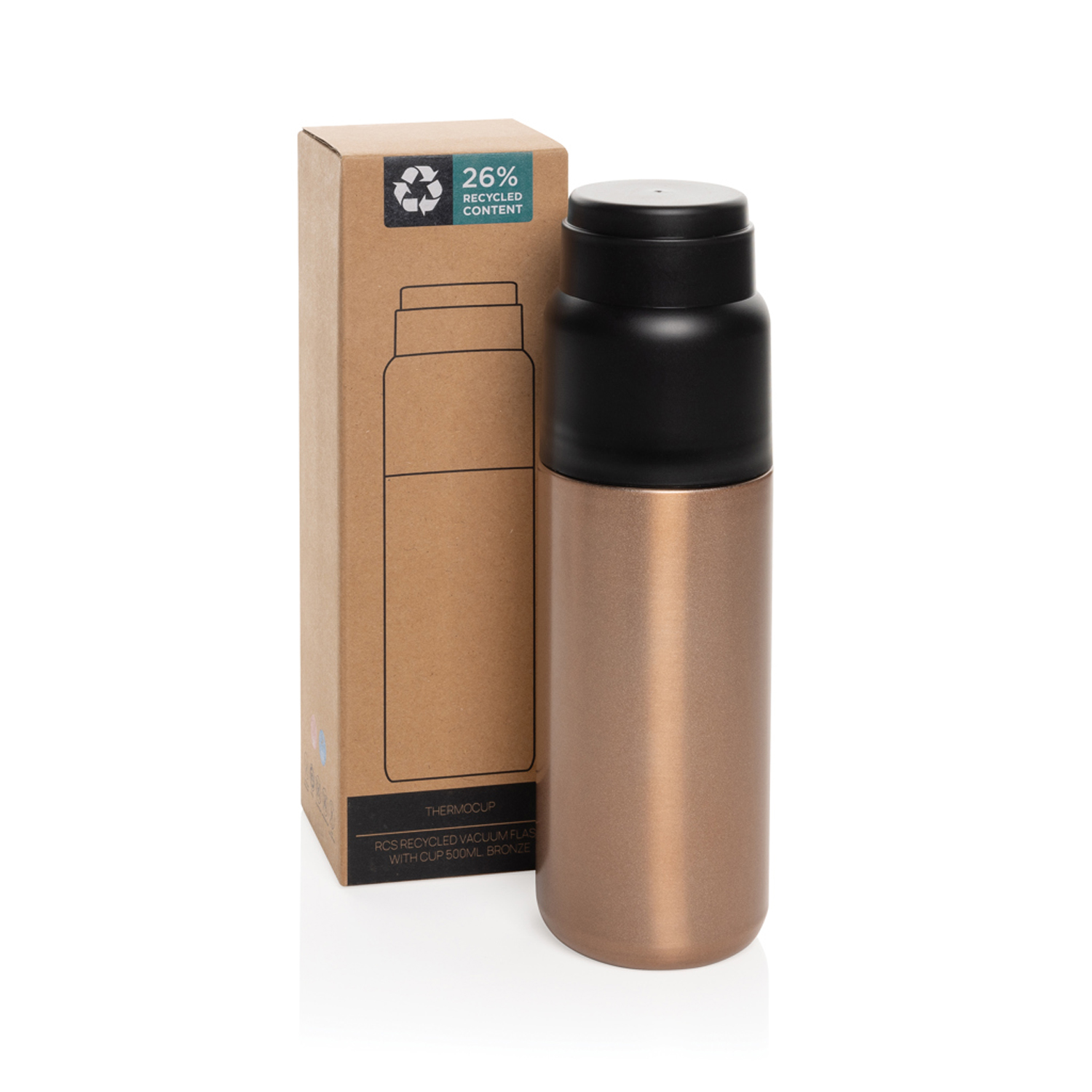 Вакуумный термос Thermocup RCS с крышкой-стаканом, 500 мл-1