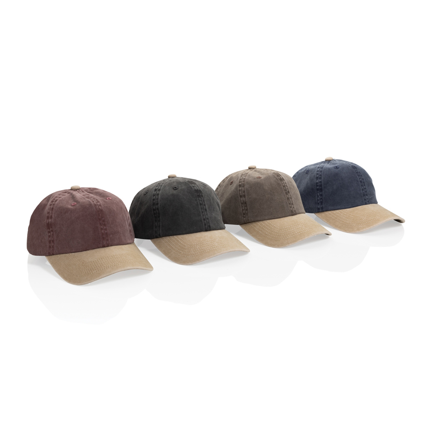 Бейсболка BEAU AWARE™ из двухцветной хлопковой саржи, 6 клиньев, 270 г/м²-6