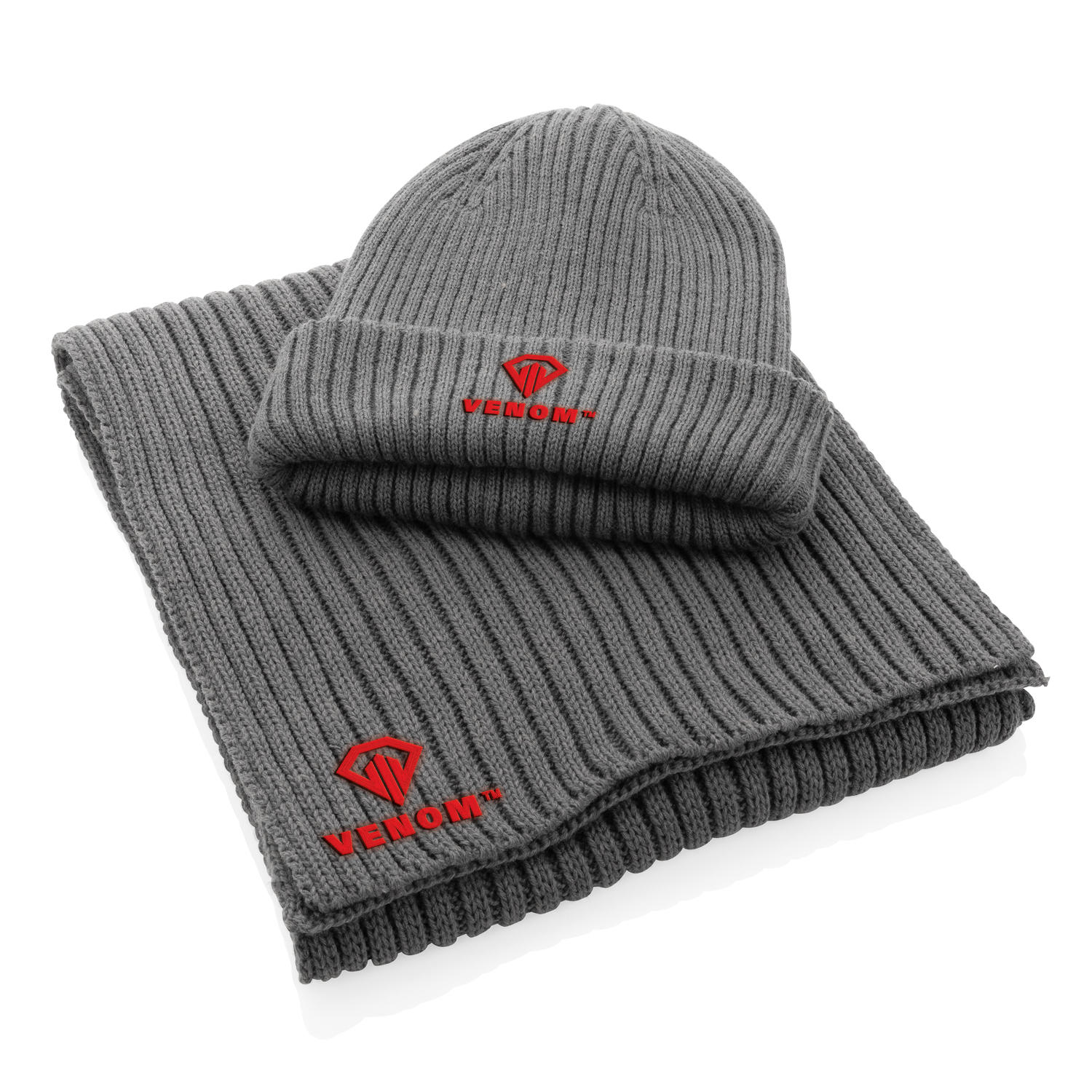 Вязаный шарф Impact из Polylana® AWARE™, 180x25 см-2
