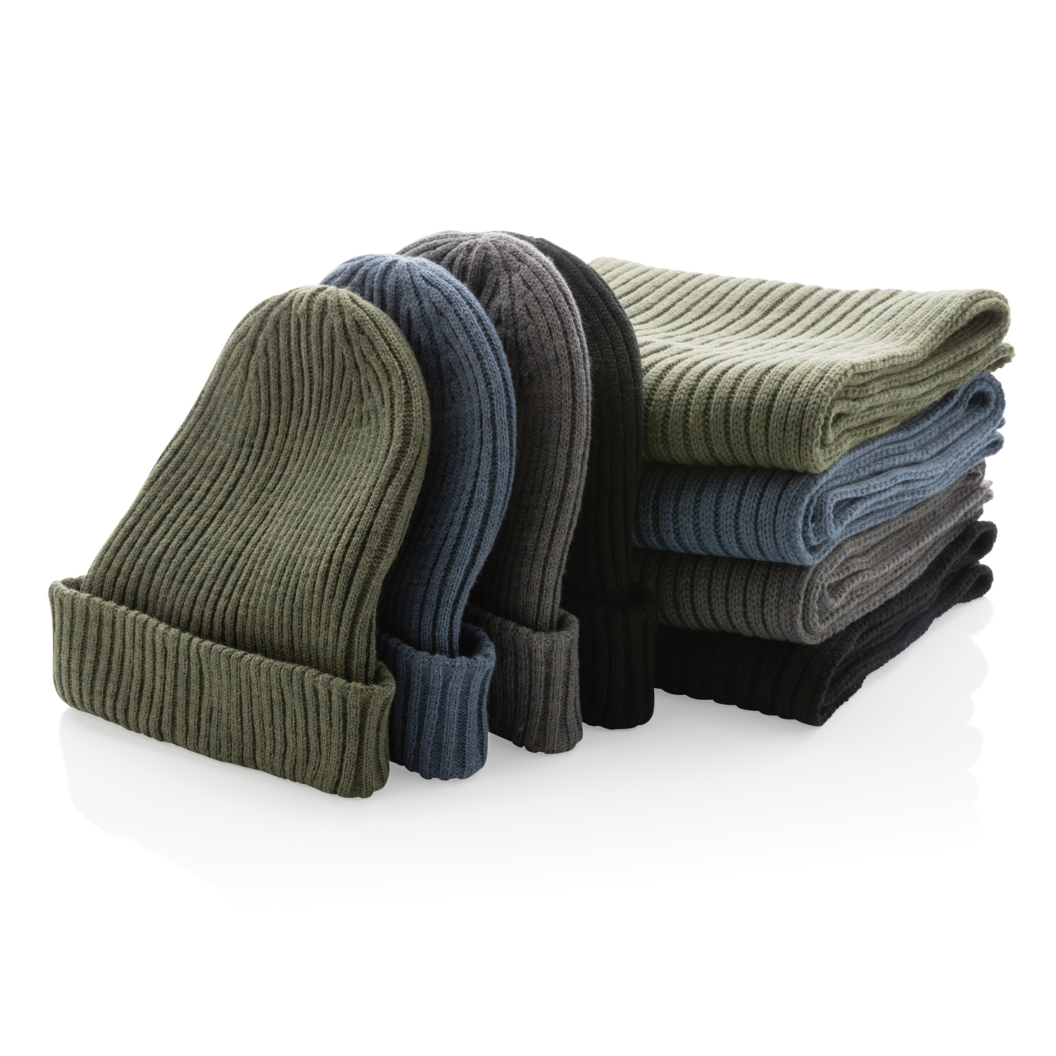 Вязаный шарф Impact из Polylana® AWARE™, 180x25 см-7