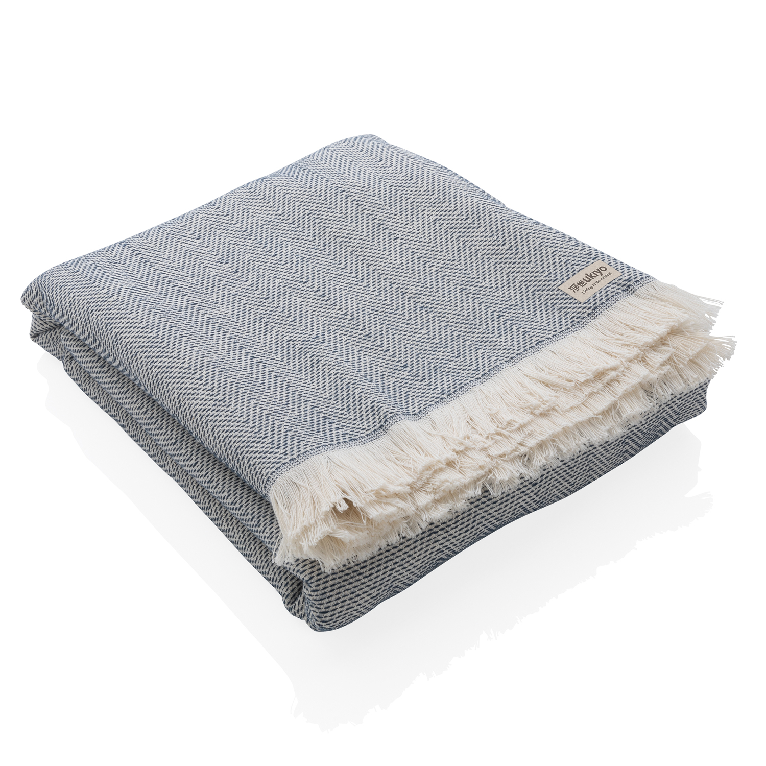 Накидка Ukiyo Hisako из хлопка AWARE™, 100x180 см-4