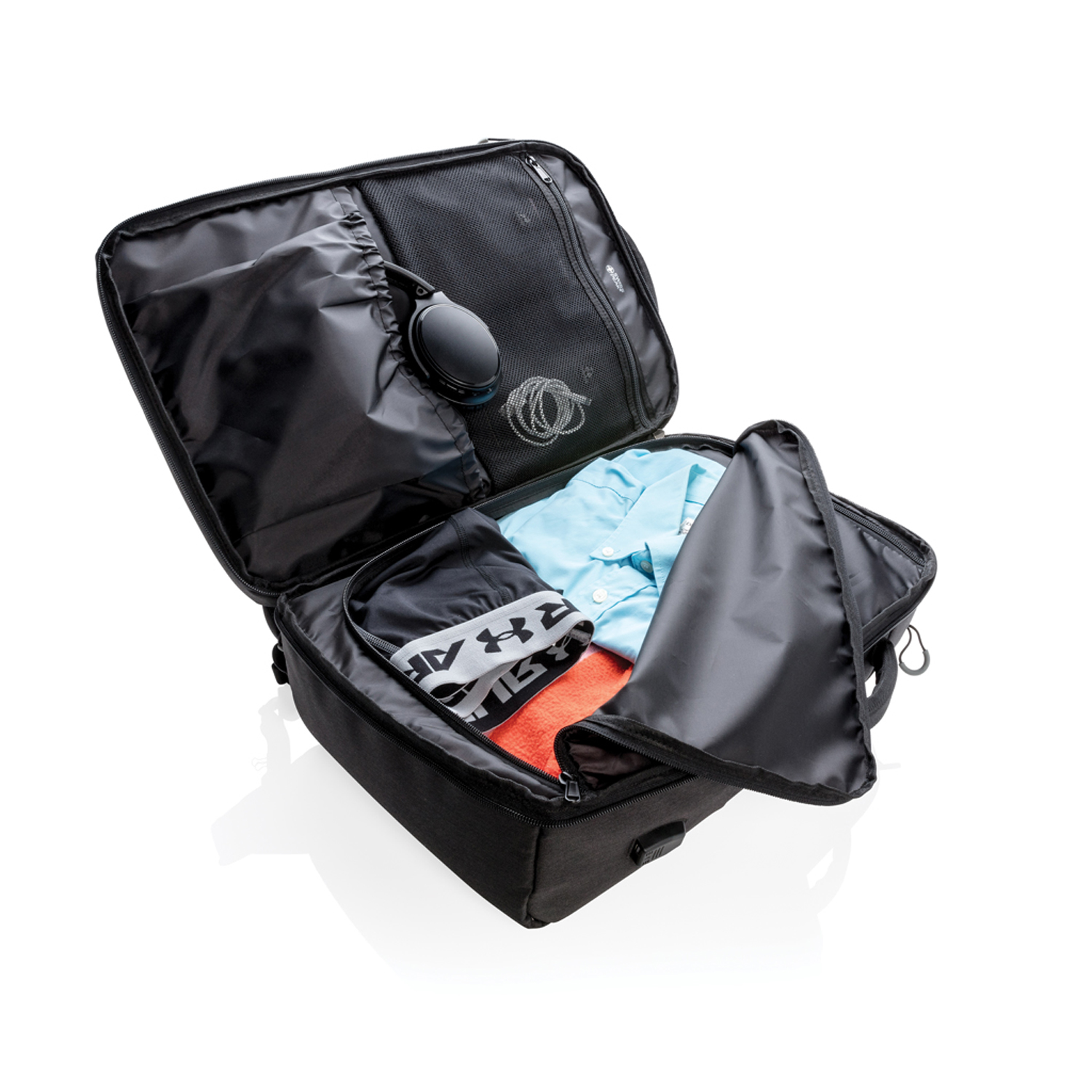 Рюкзак для путешествий Swiss Peak XXL из rPET AWARE™, 17’’-9