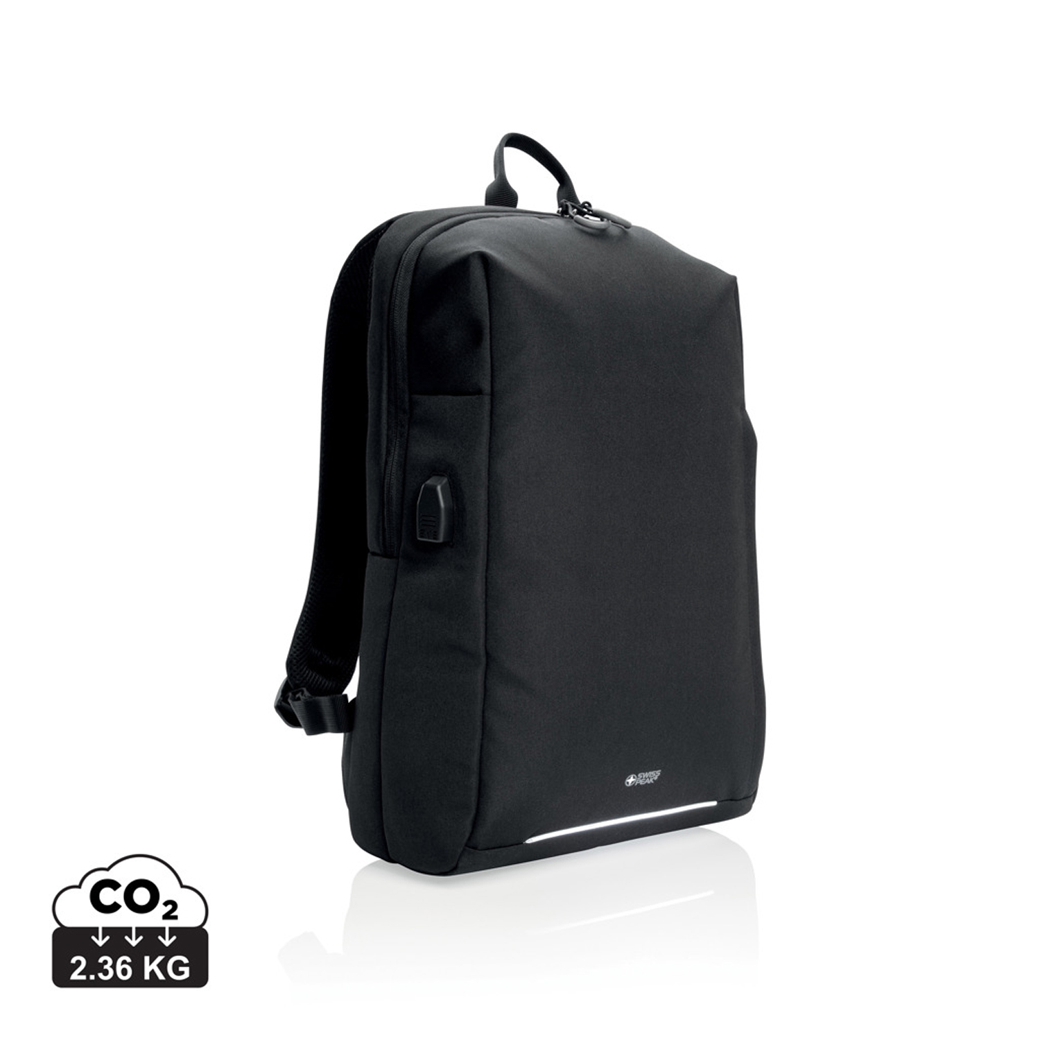 Рюкзак Swiss Peak с RFID-защитой и USB-A из rPET AWARE™, 15,6’’-13