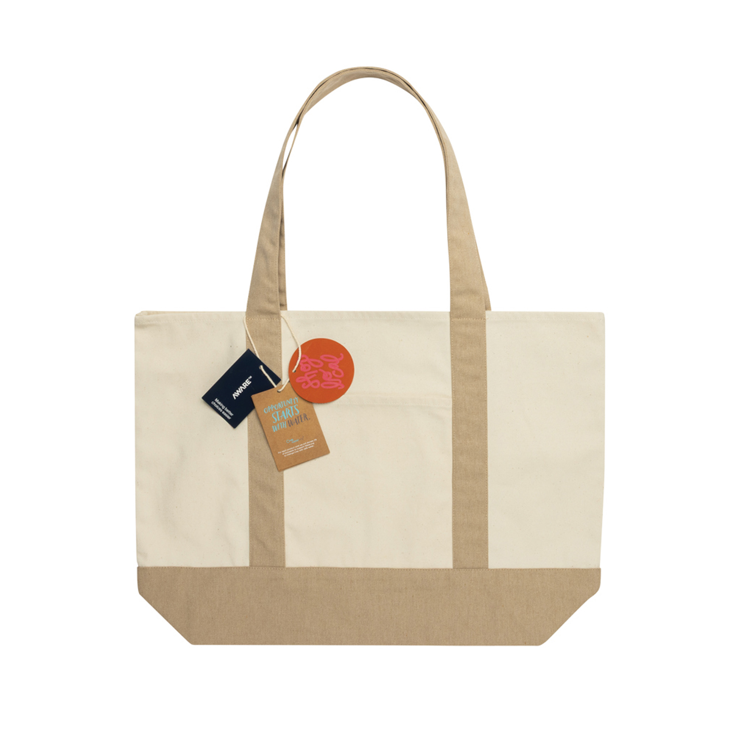 Сумка-шоппер SHOP LOCAL AWARE™ из переработанного хлопка, 350 г/м²-1
