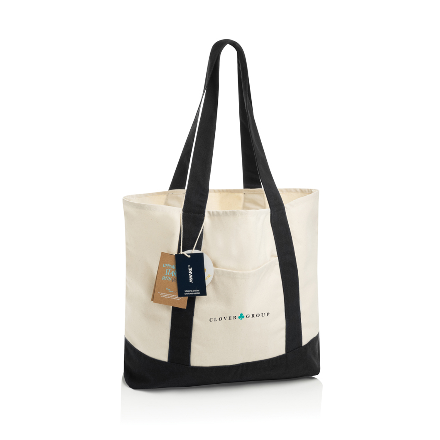 Сумка-шоппер SHOP LOCAL AWARE™ из переработанного хлопка, 350 г/м²-2