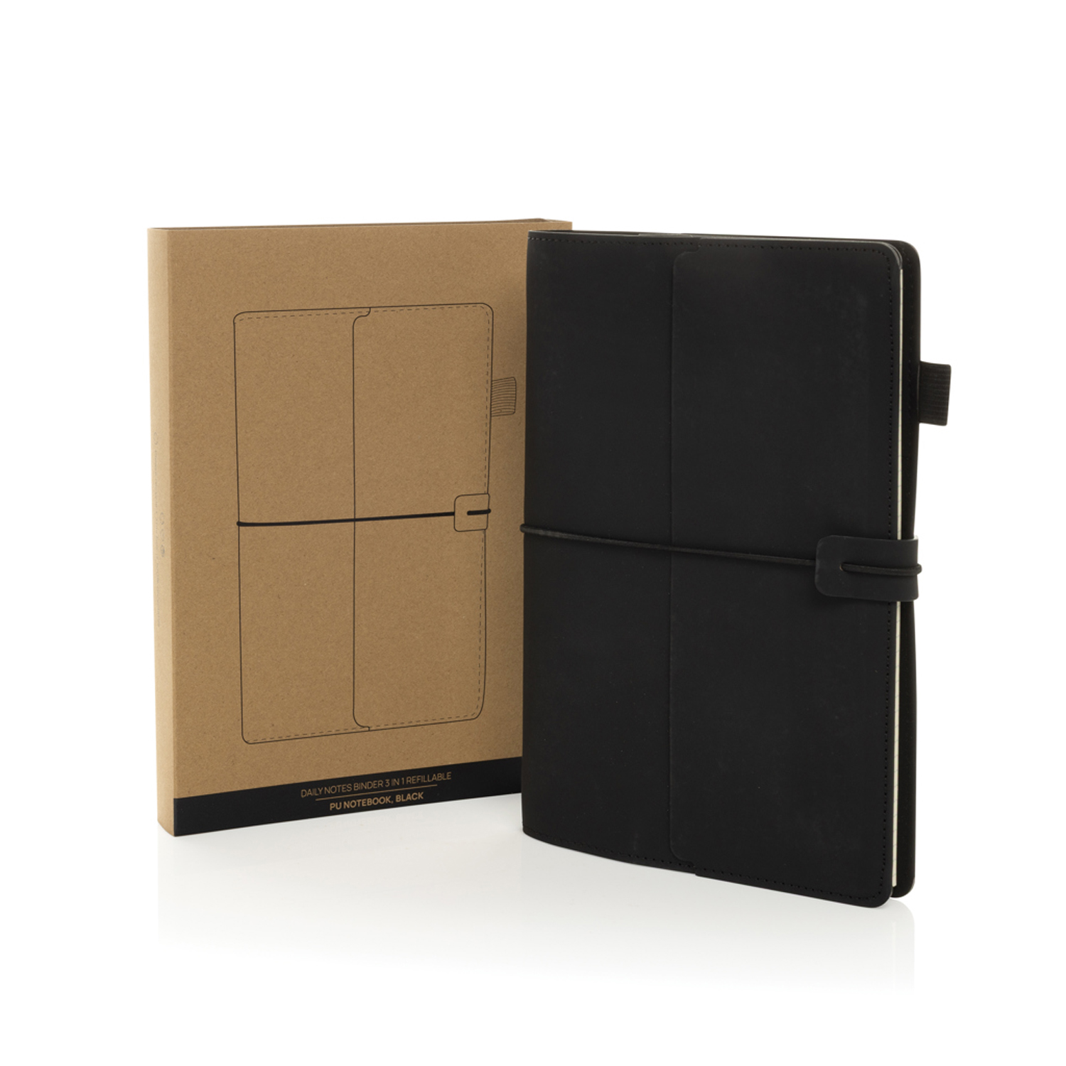 Многофункциональный блокнот Daily Notes Binder 3 в 1 в обложке из PU, А5-1