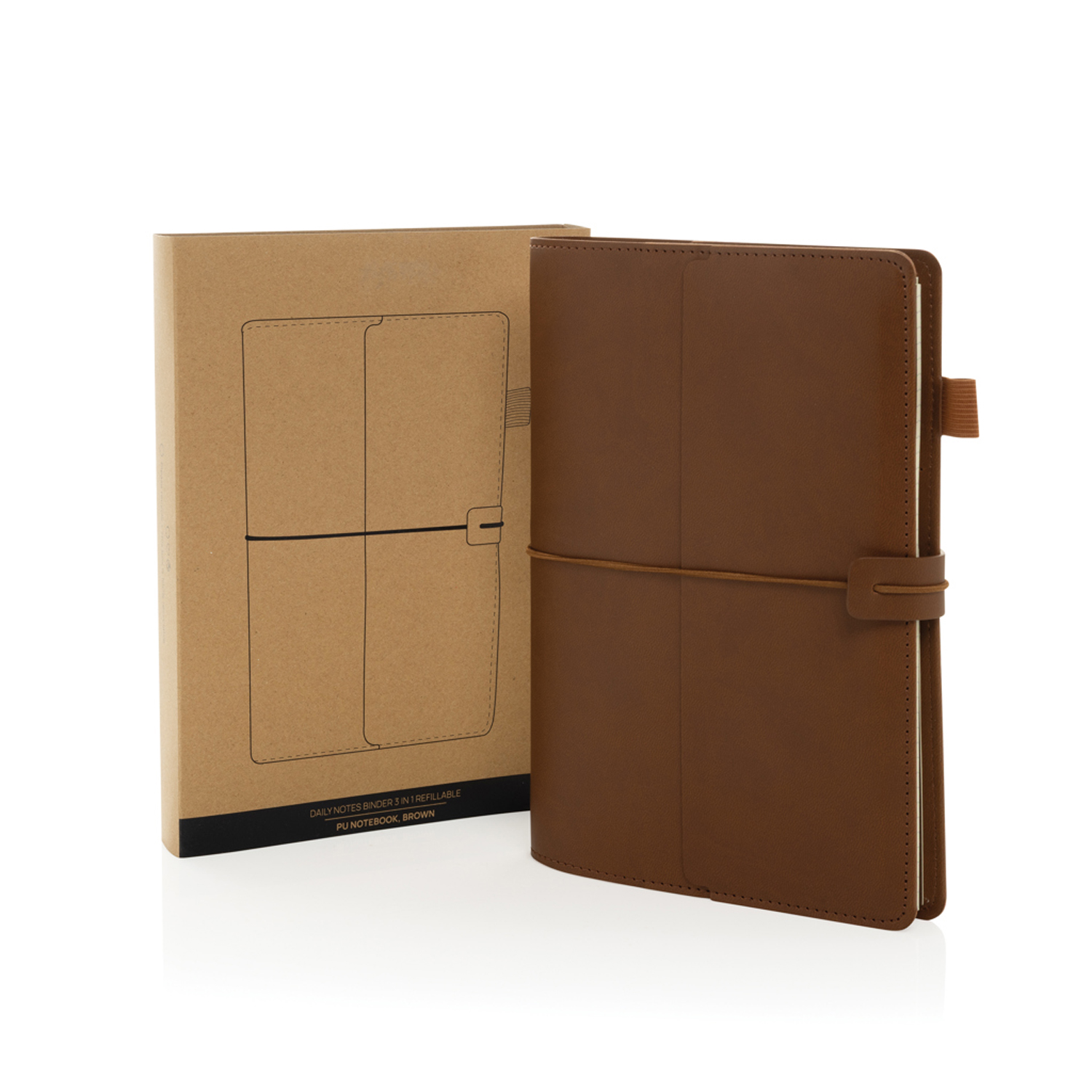 Многофункциональный блокнот Daily Notes Binder 3 в 1 в обложке из PU, А5-1