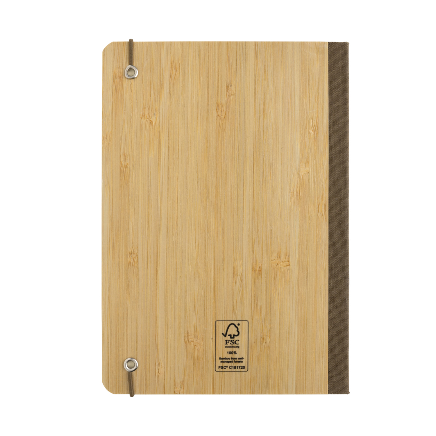 Блокнот Scribe с обложкой из бамбука, А5, 80 г/м²-8