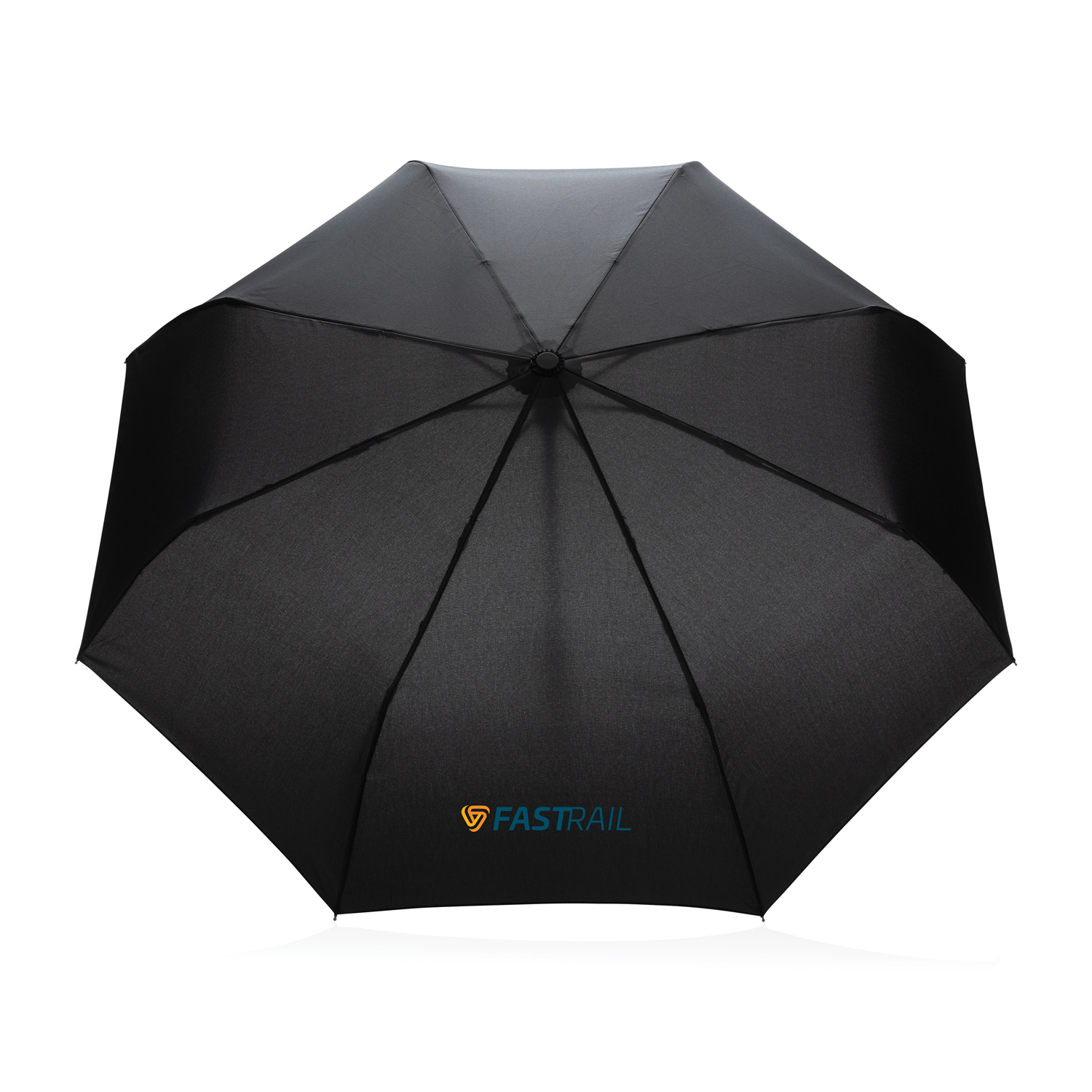 Автоматический зонт Impact из RPET AWARE™ с бамбуковой рукояткой, d94 см-3