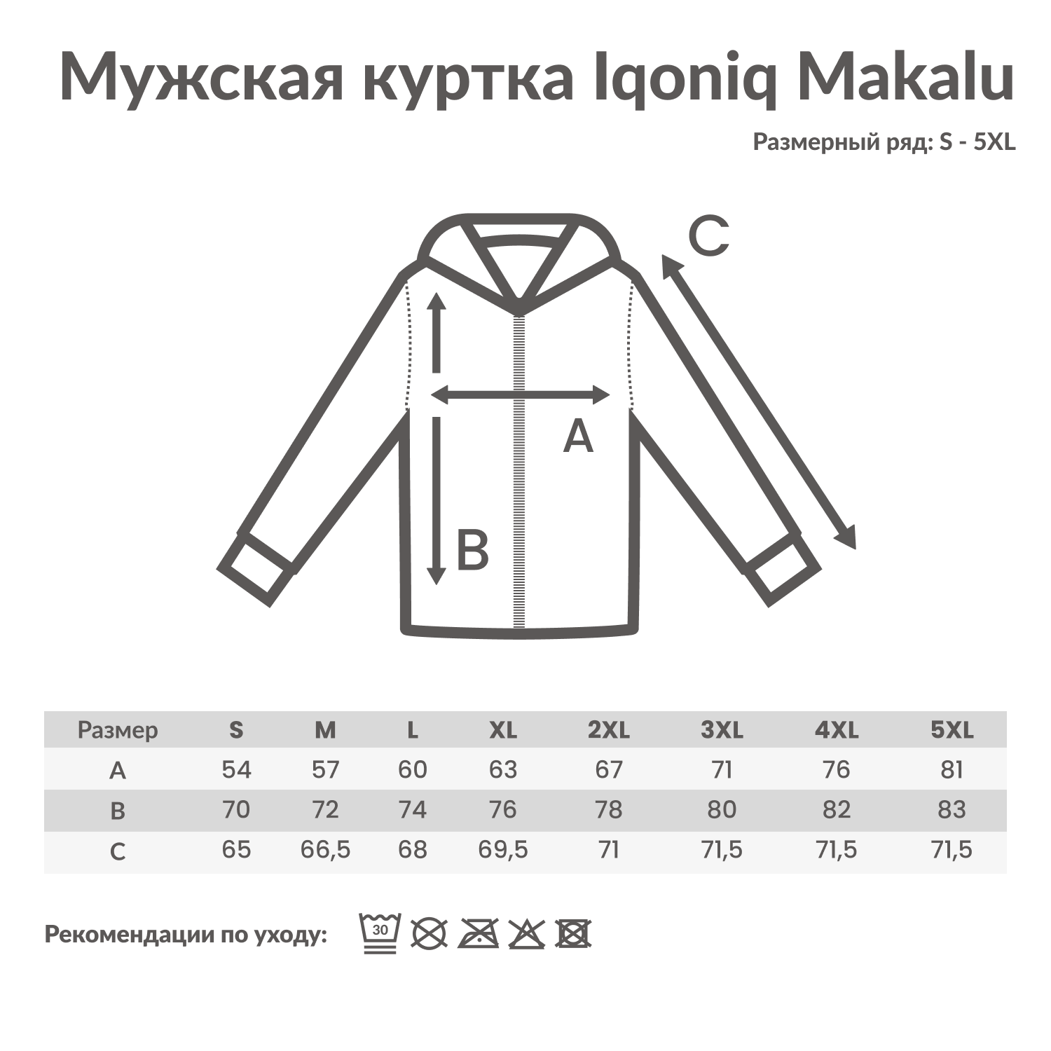 Мужская куртка Iqoniq Makalu из переработанного полиэстера AWARE™, 300 г/м²-3