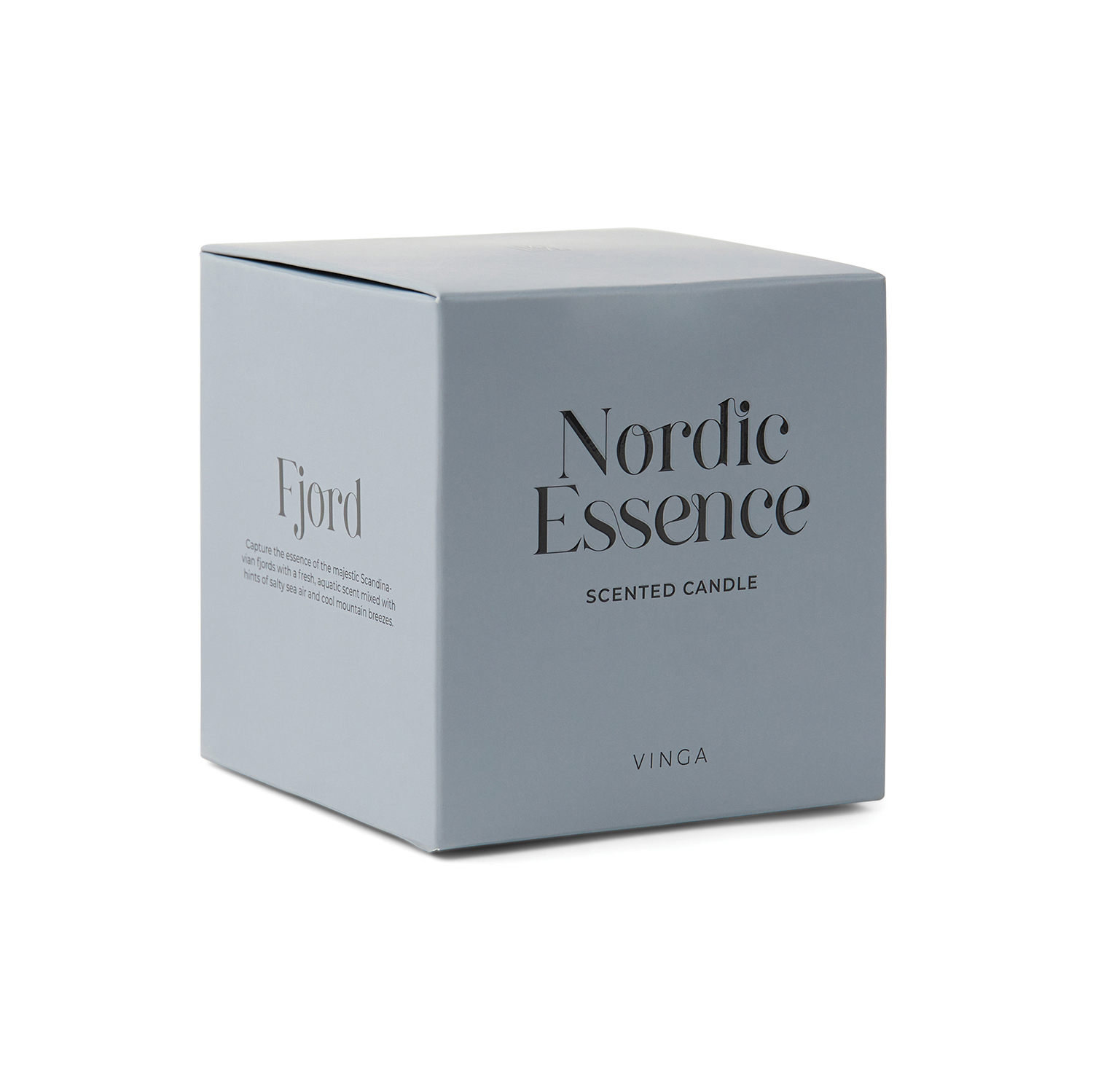 Маленькая ароматическая свеча VINGA Nordic Essence в стекле-2