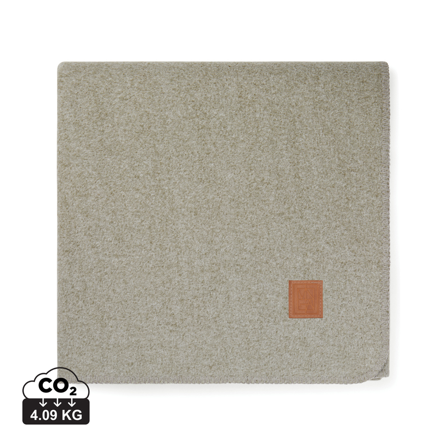 Плед VINGA Moulton из rPET GRS, 320 г/м², 130х170 см-6