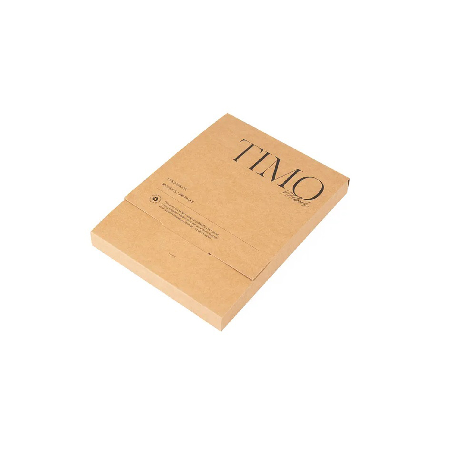 Блокнот VINGA Timo из rPET RCS, А5-1