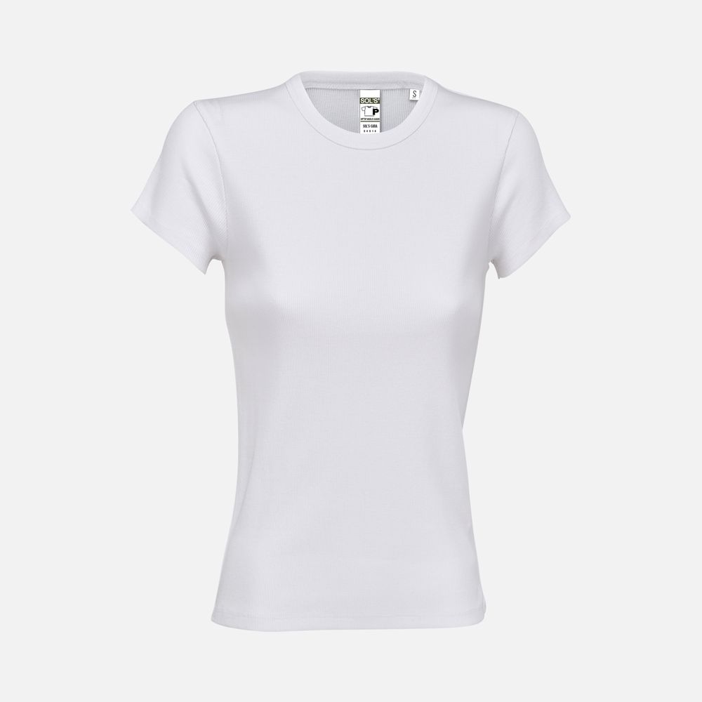 Футболка женская Sara, белая, размер L