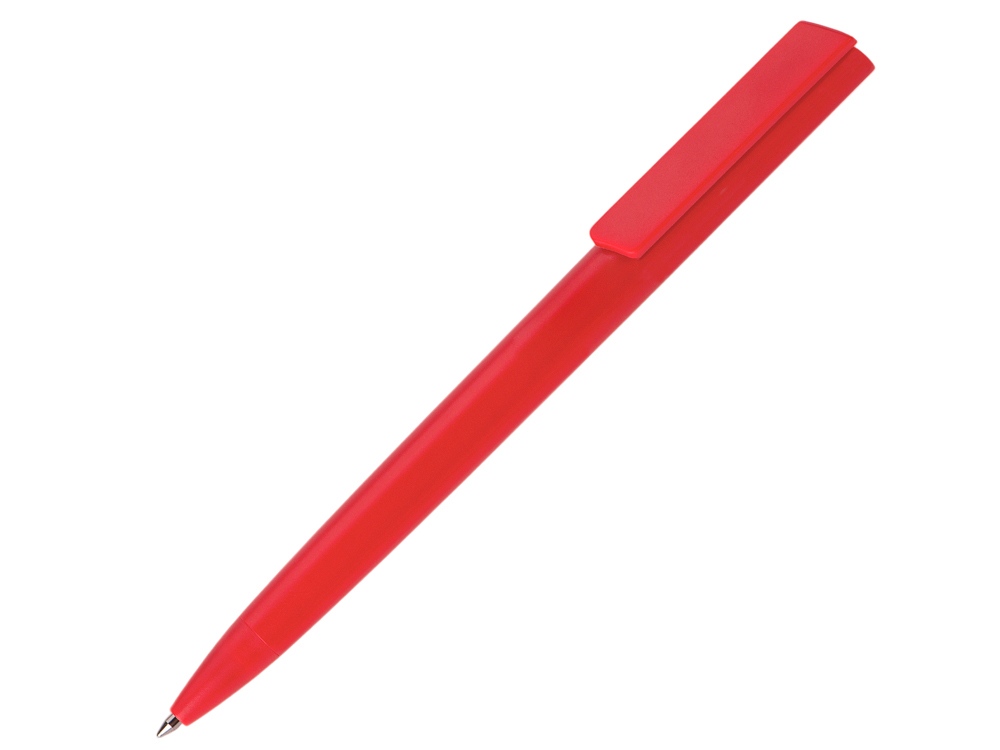 Ручка пластиковая шариковая "Taper Solid", матовый красный