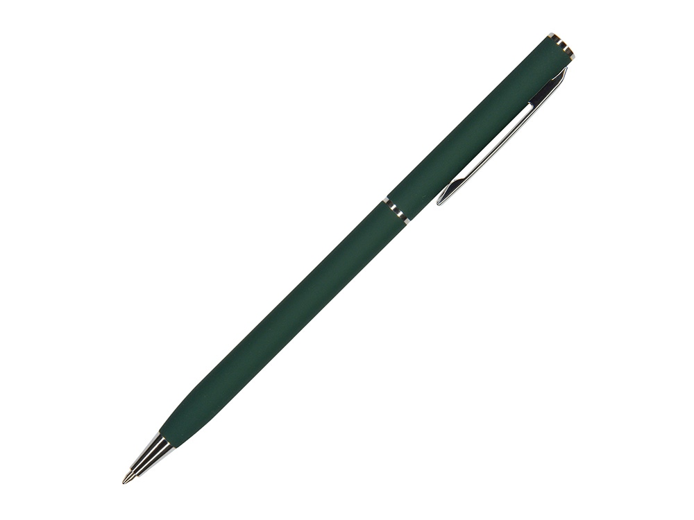 Ручка шариковая автоматическая BrunoVisconti® "PALERMO" цвет корпуса зеленый, soft-touch, 0.7 мм