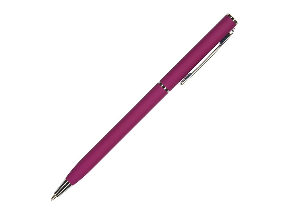 Ручка шариковая автоматическая BrunoVisconti® "PALERMO" цвет корпуса бордовый, soft-touch, 0.7 мм