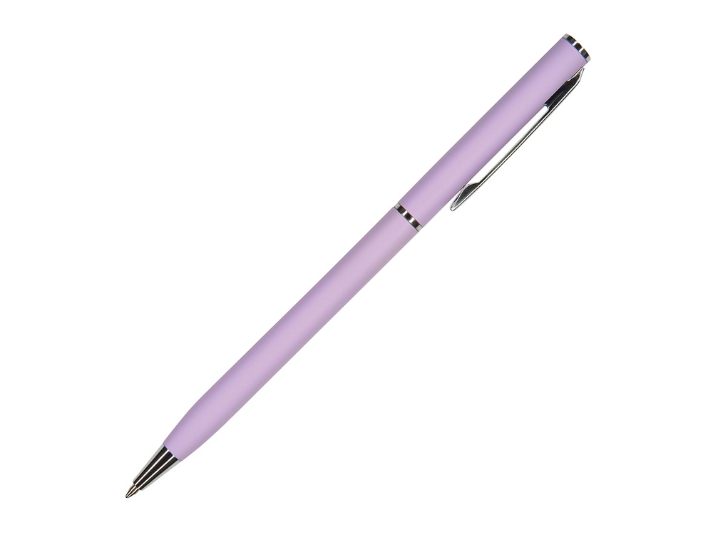 Ручка шариковая автоматическая BrunoVisconti® "PALERMO" цвет корпуса сиреневый, soft-touch, 0.7 мм