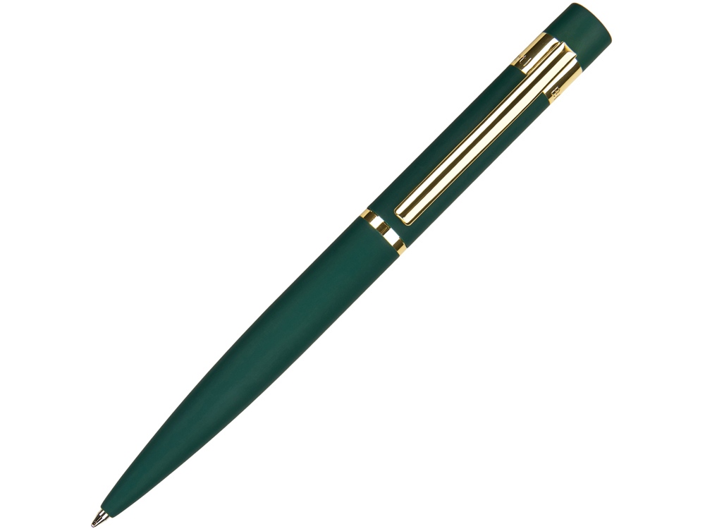 Ручка шариковая автоматическая BrunoVisconti "VERONA" цвет корпуса зеленый, soft-touch, 1 мм, синяя