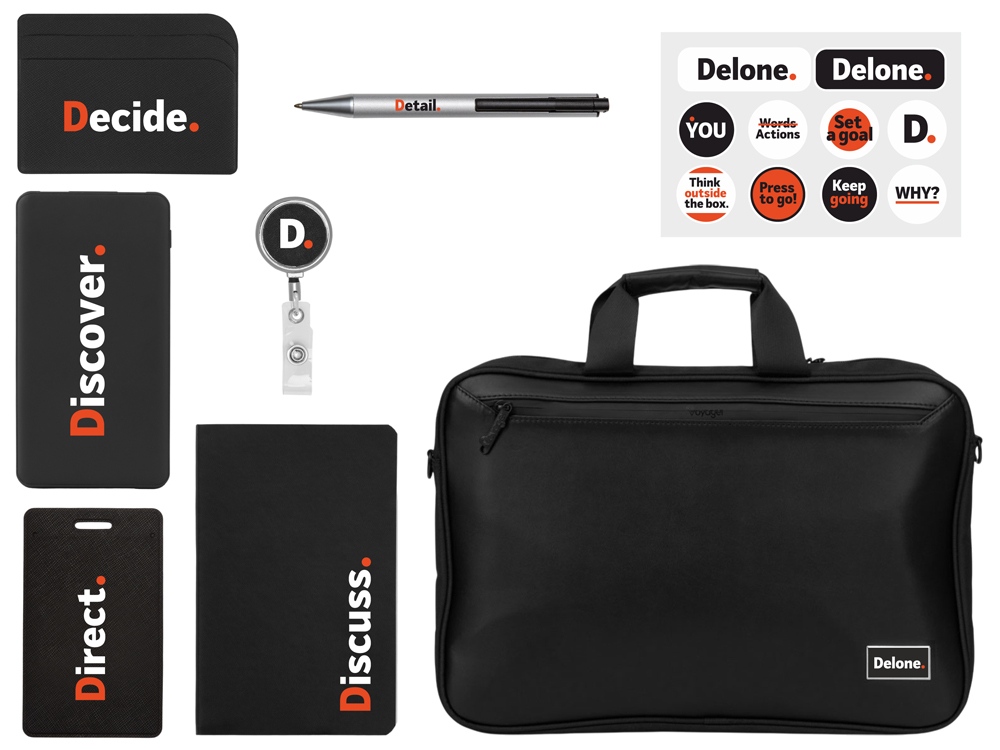 Welcome pack «Swift start», черный с нанесением