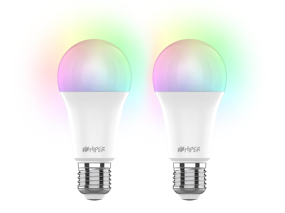 Набор из двух лампочек «IoT CLED M1 RGB», E27, белый