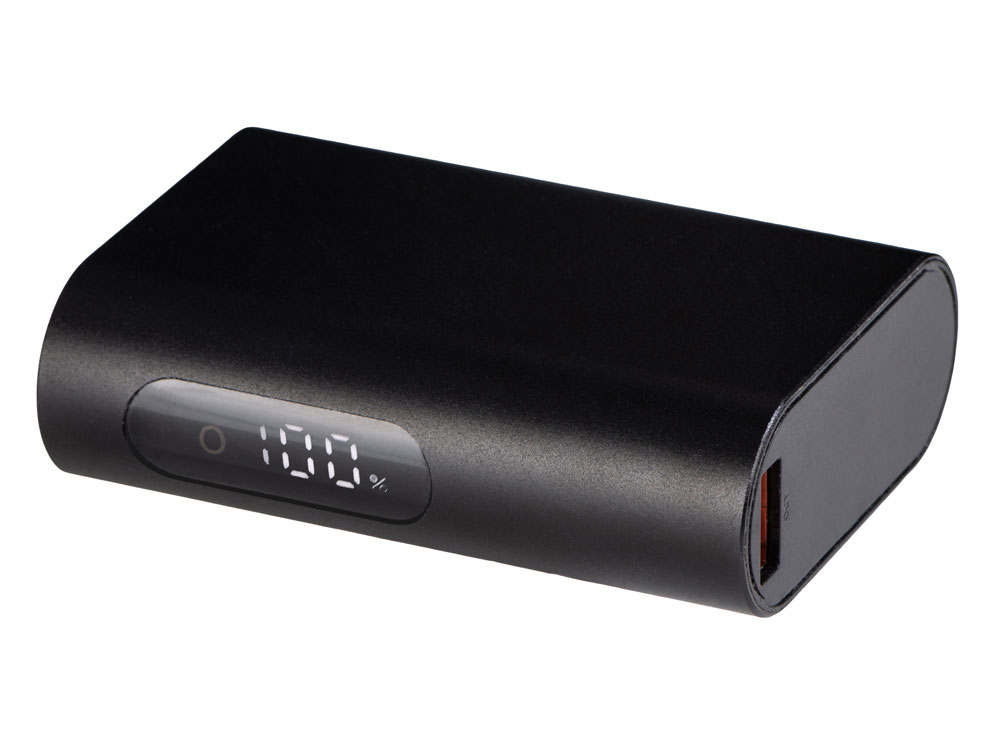 Внешний аккумулятор с QC/PD "Qwik", 10000 mah, черный