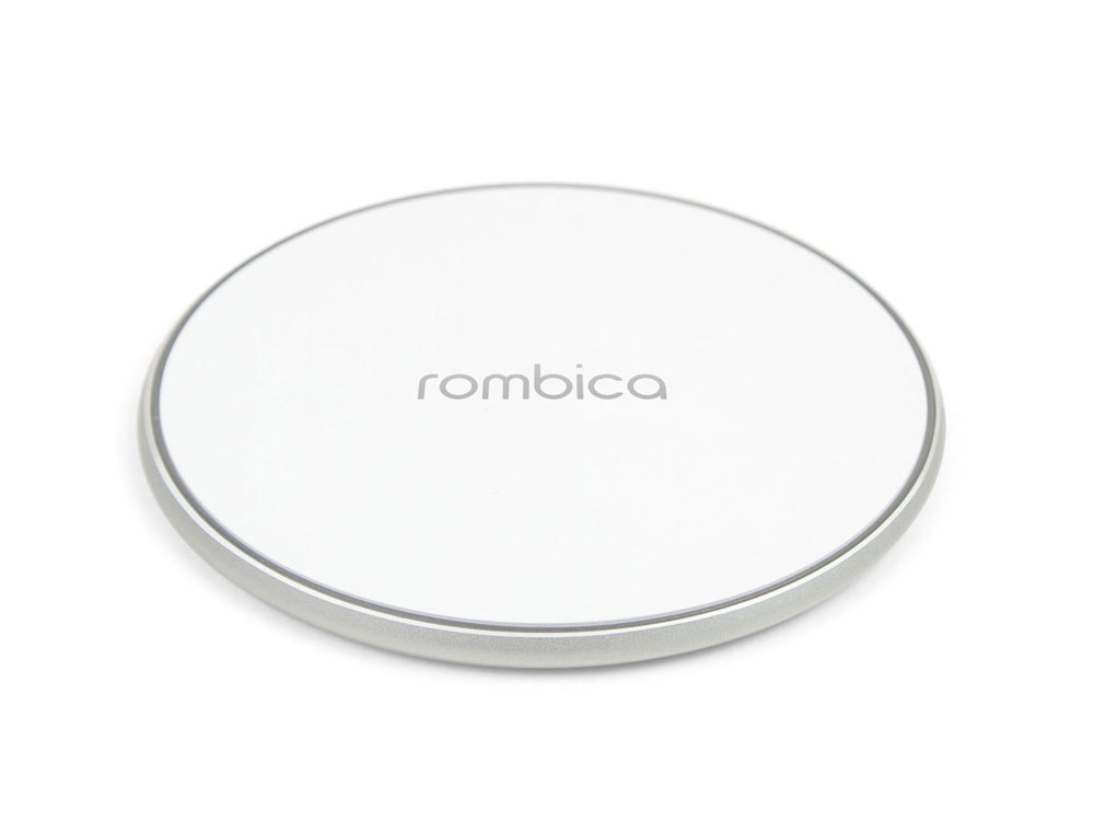 Беспроводное зарядное устройство Rombica  «NEO Core Quick» c быстрой зарядкой, белый (с лого)