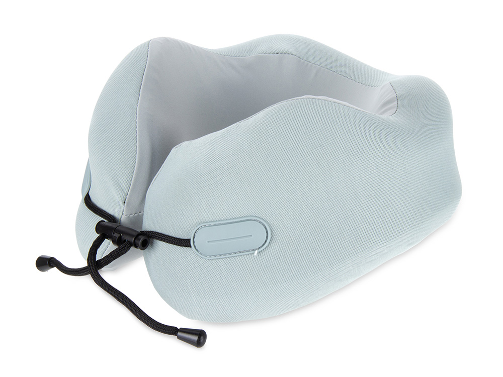 Подушка для путешествий с эффектом памяти Memo "Pillow PRO" M/L English Blue