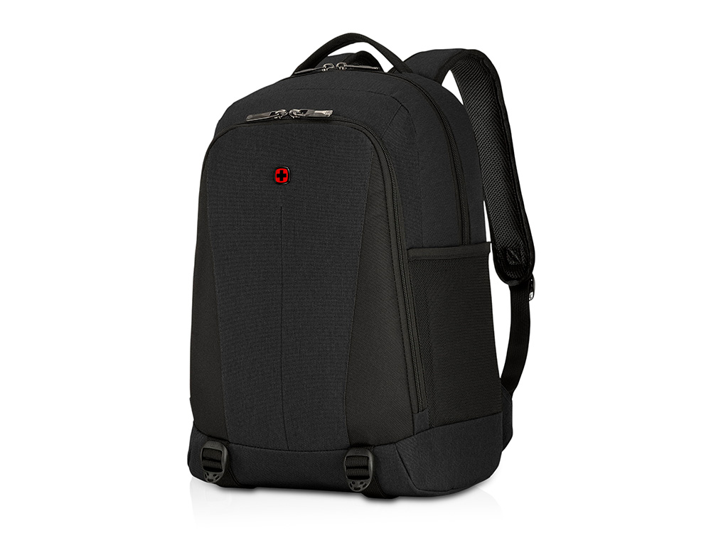 Рюкзак WENGER Oryson 16", чёрный, переработанный ПЭТ/Полиэстер, 32х45х19 см, 25 л.