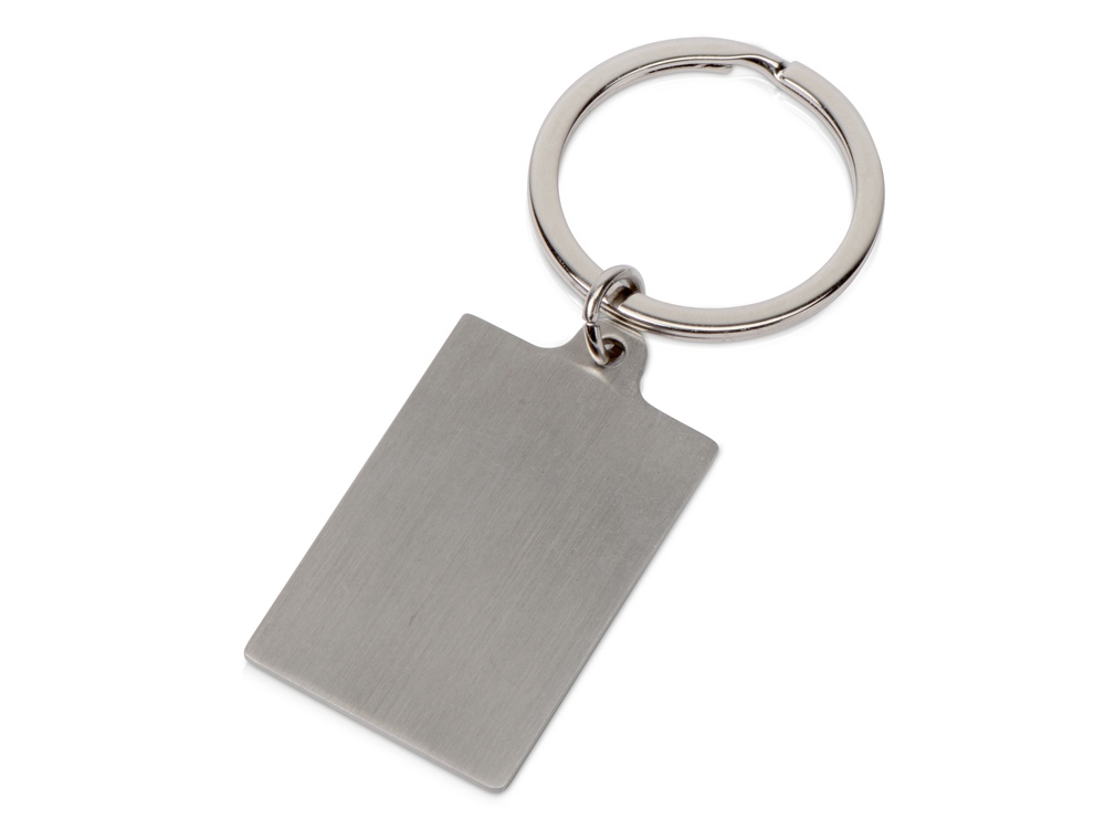 Брелок "Steel RCT" прямоугольный, серебристый (Р)