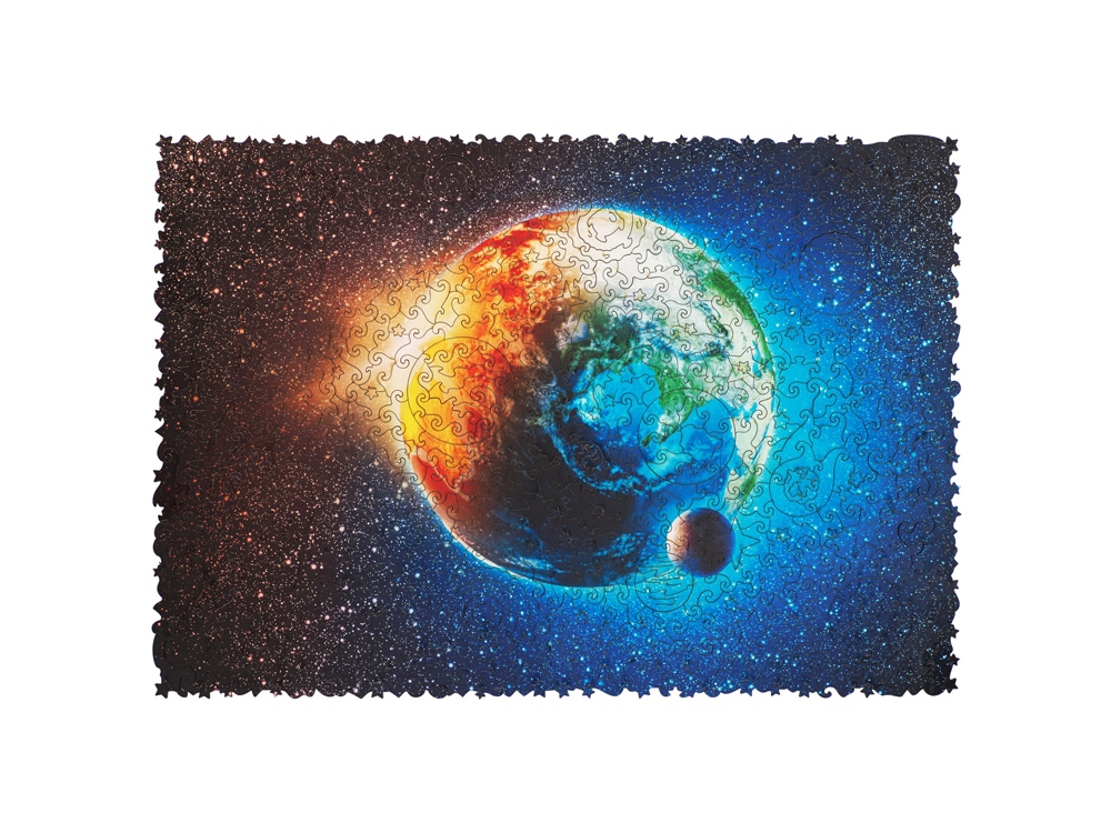 Деревянный пазл "Earth"