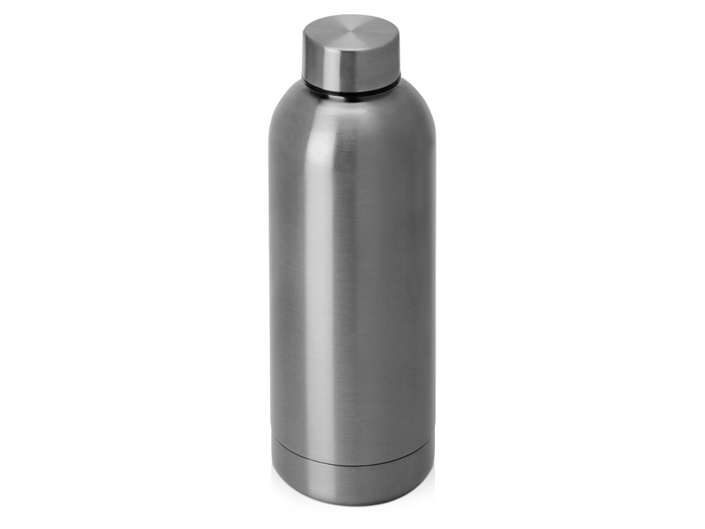 Вакуумная термобутылка "Cask" Waterline, 500 мл, серебристый глянцевый