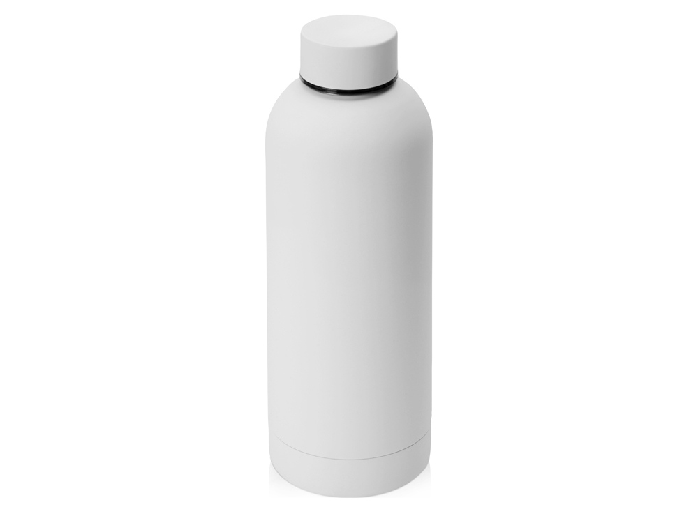 Вакуумная термобутылка "Cask" Waterline, soft touch, 500 мл, белый