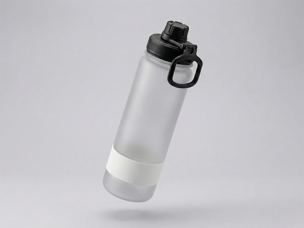Бутылка «Misty» с ручкой, 850 мл, белый