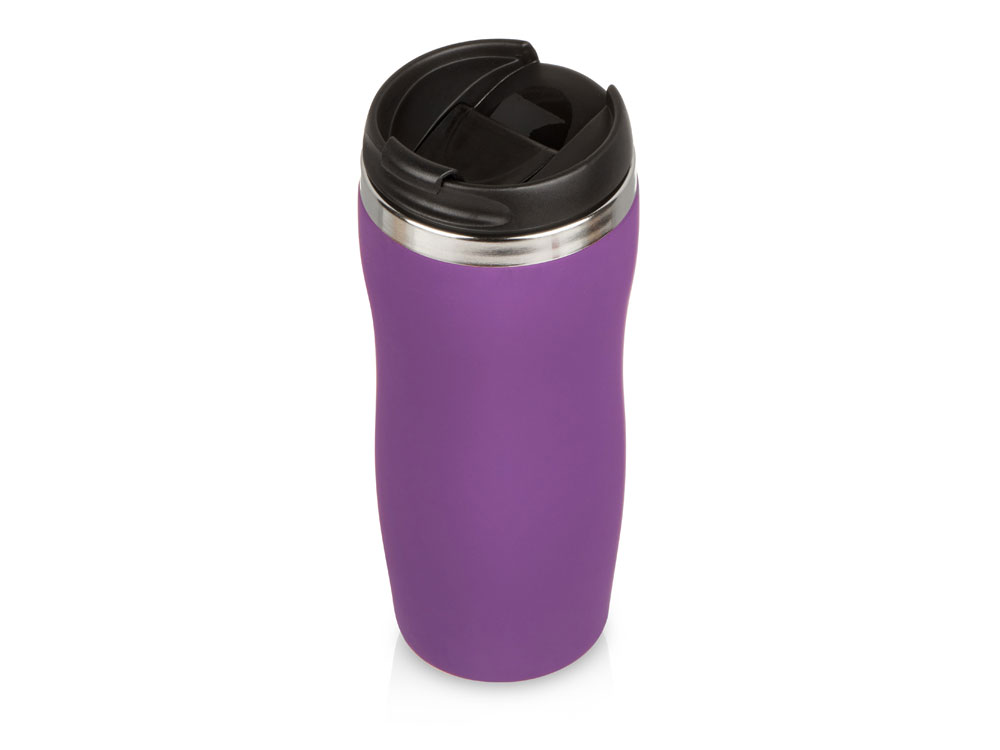 Термокружка "Double wall mug C1", soft touch, 350 мл, фиолетовый (Р)